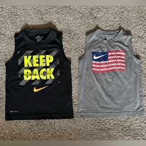 2 Nike tanks sz 4